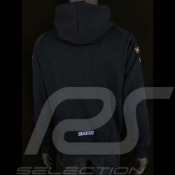 Sweatshirt Sparco Martini Racing hoodie à capuche bleu marine- homme 01279MRBM