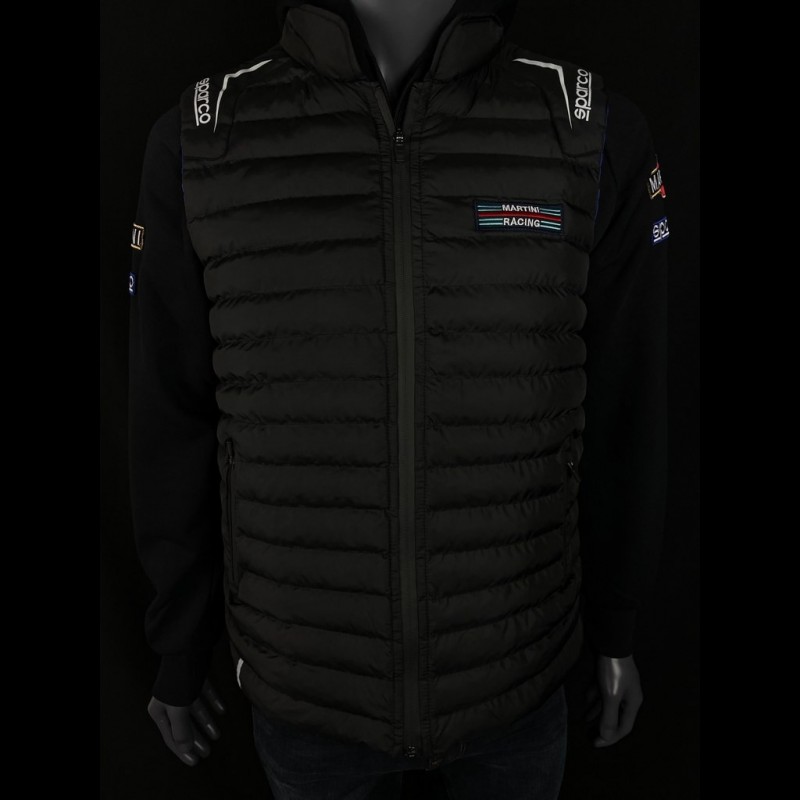 Martini Racing Jacket Sleeveless Quilted Black Sparco 01259MR