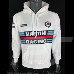 Sweatshirt Sparco Martini Racing hoodie white - men 01279MRBI