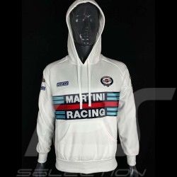 Sweatshirt Sparco Martini Racing hoodie white - men 01279MRBI