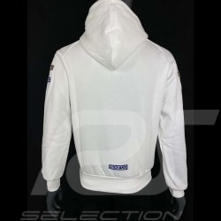 Sweatshirt Sparco Martini Racing hoodie white - men 01279MRBI