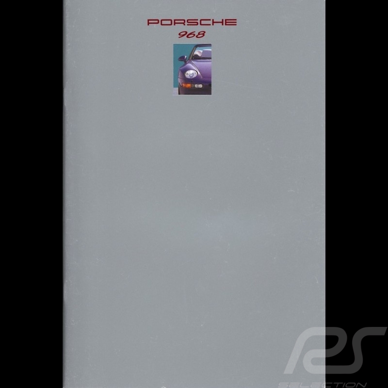 Brochure Porsche 968 08/1992 en français WVK12703093