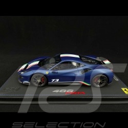 Ferrari 488 Pista Piloti Ferrari 2018 Abu Dhabi matt blau 1/18 BBR P18160F