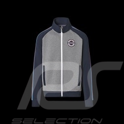 Veste Porsche Martini Racing Sweatshirt Zippé gris chiné / bleu marine WAP551M0MR - homme