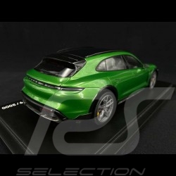 Porsche Taycan Turbo S Cross Turismo 2021 vert Mamba métallisé 1/18 Minichamps WAP0217830M001