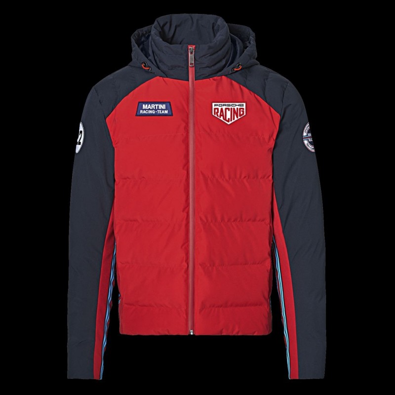 Porsche Jacke Martini Racing 1971 Gepolstert Red / Dunkelblau