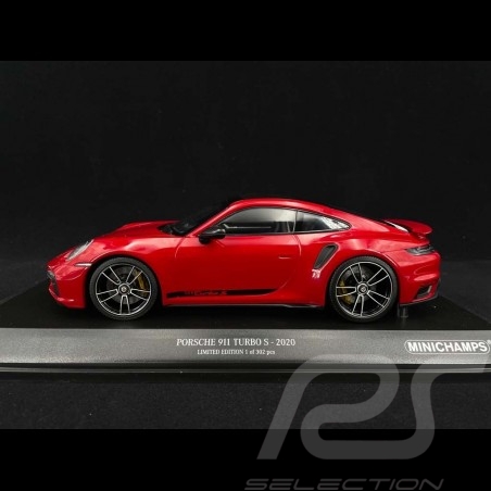 Porsche 911 Turbo S type 992 2020 carmine red 1/18 Minichamps 155069070