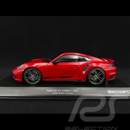 Porsche 911 Turbo S type 992 2020 karminrot 1/18 Minichamps 155069070