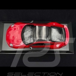 Porsche 911 Turbo S type 992 2020 rouge carmin carmine red karminrot 1/18 Minichamps 155069070