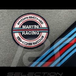 Veste Porsche Martini Racing Sweatshirt Zippé gris chiné / bleu marine WAP551M0MR - homme