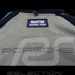 Veste Porsche Martini Racing Sweatshirt Zippé gris chiné / bleu marine WAP551M0MR - homme