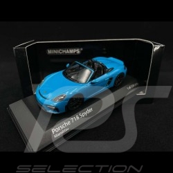 Porsche 718 Spyder type 982 2020 bleu Miami 1/43 Minichamps 410067700