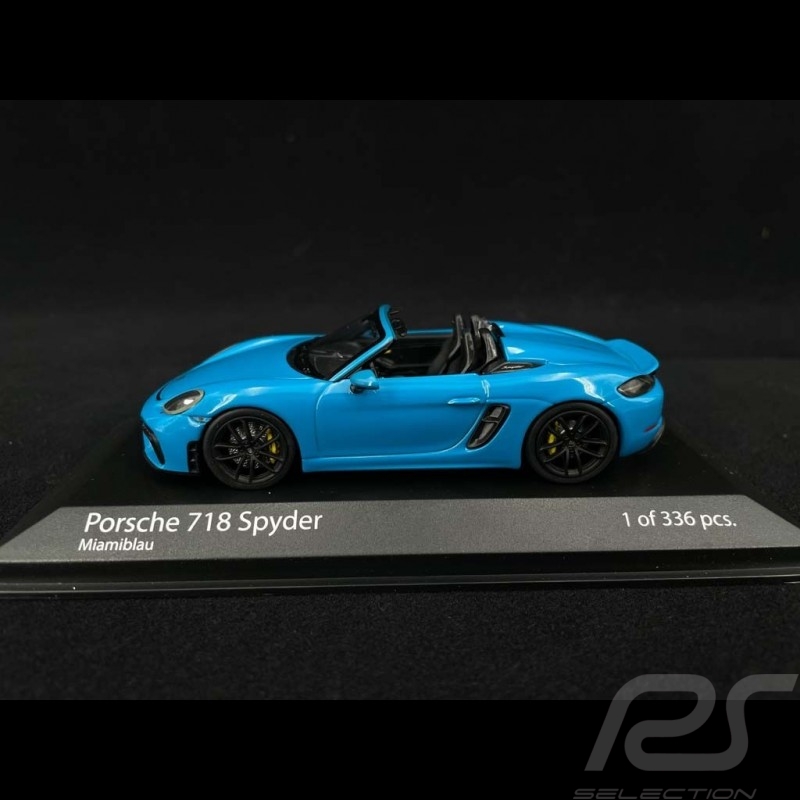Porsche 718 Spyder type 982 2020 Miamiblau 1/43 Minichamps 410067700