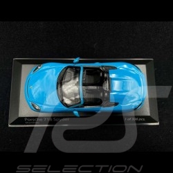 Porsche 718 Spyder type 982 2020 bleu Miami 1/43 Minichamps 410067700