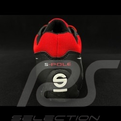 Chaussure de conduite Sparco Sneaker sport S-Pole noir / rouge - homme