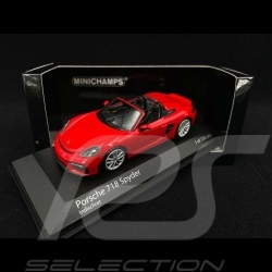 Porsche 718 Boxster Spyder type 982 2020 guards red 1/43 Minichamps 410067702