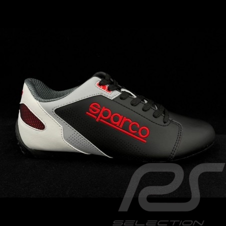 Sneaker Sparco Sport Fahrschuh SL-17 Schwarz / Weiß / Rot / Grau - Herren