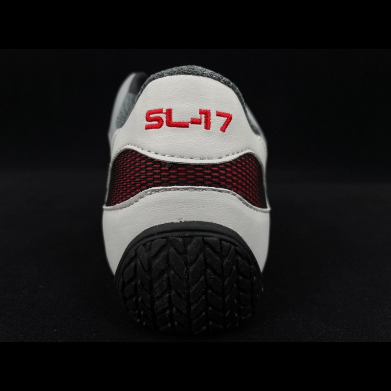 Chaussure de conduite Sparco Sneaker sport SL-17 noir / blanc / rouge /  gris - homme