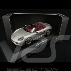 Porsche Boxter 25 years Edition type 982 2021 GT silver grey 1/43 Minichamps WAP0202020MM7Z