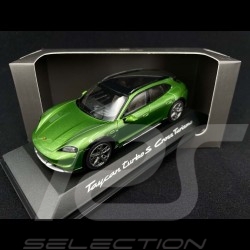 Porsche Taycan Turbo S Cross Turismo 2021 vert Mamba métallisé 1/43 Minichamps WAP0207830M003