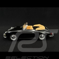 Porsche 356 B Cabriolet 1961 black 1/24 Burago 22078