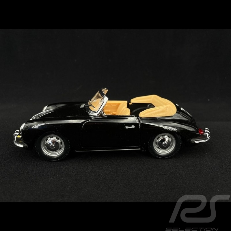 Porsche 356 B Cabriolet 1961 schwarz 1/24 Burago 22078