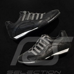 Chaussure Shoes Schuhe Sport sneaker / basket Style pilote Noir Asphalte - homme