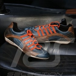 Sneaker / basket shoes style race driver Monza blue - men