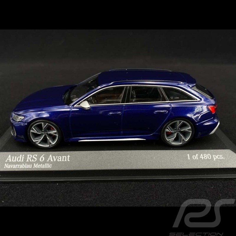 Audi RS6 Avant 2019 bleu Navarra blue blau1/43 Minichamps 410018011