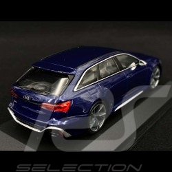 Audi RS6 Avant 2019 bleu Navarra blue blau1/43 Minichamps 410018011