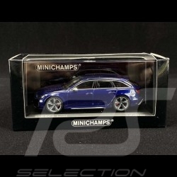 Audi RS6 Avant 2019 bleu Navarra blue blau1/43 Minichamps 410018011