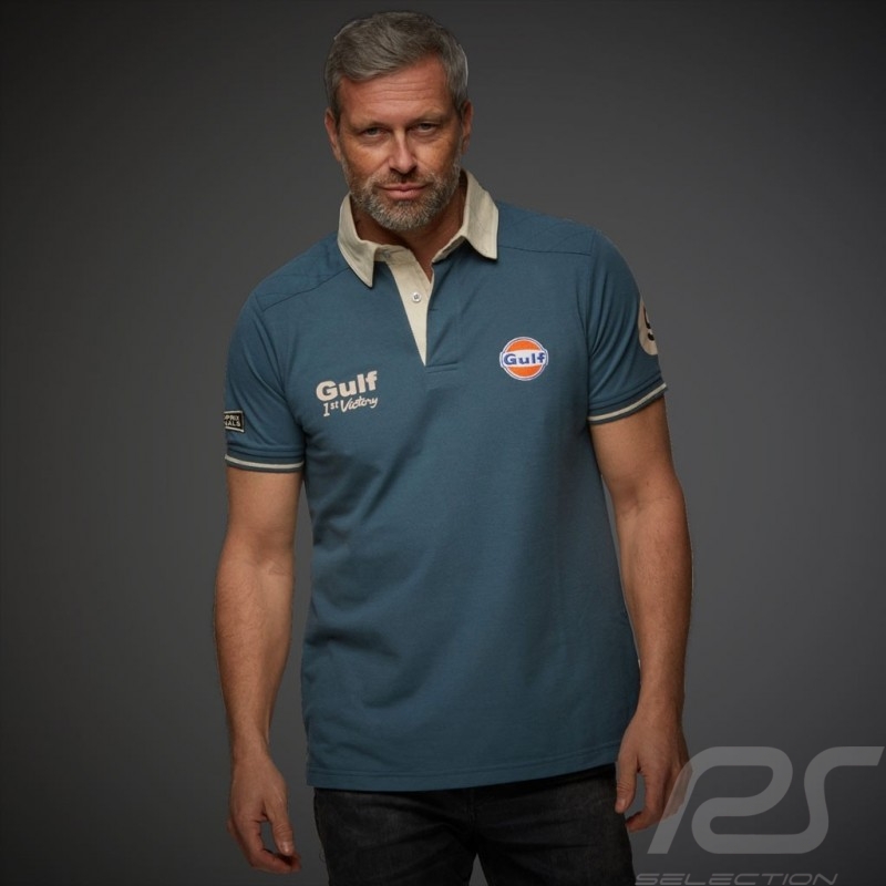 Tee-shirt homme Gulf Racing Grand Prix Originals gulf blue