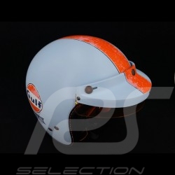 Gulf Helmet Vintage Racing Oil Company blue / orange