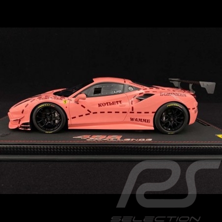 Ferrari 488 Challenge "Pink Pig" 24H Daytona 2018 1/18 BBR P18195-1