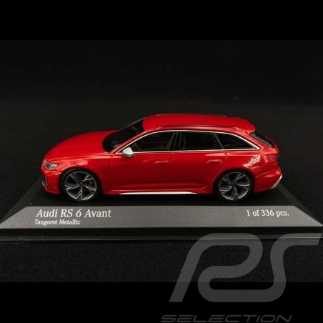 Audi RS6 Avant 2019 rouge Tango 1/43 Minichamps 410018010