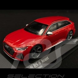 Audi RS6 Avant 2019 rouge Tango 1/43 Minichamps 410018010