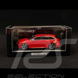 Audi RS6 Avant 2019 rouge Tango 1/43 Minichamps 410018010