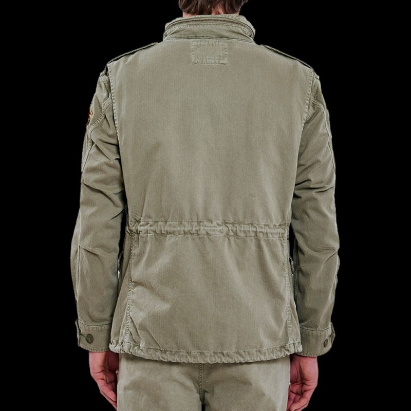 Veste Militaire Homme MFH Commando - Taille Moyenne, Vert Olive, Coupe-vent Avec Capuche, Neuve Avec étiquettes