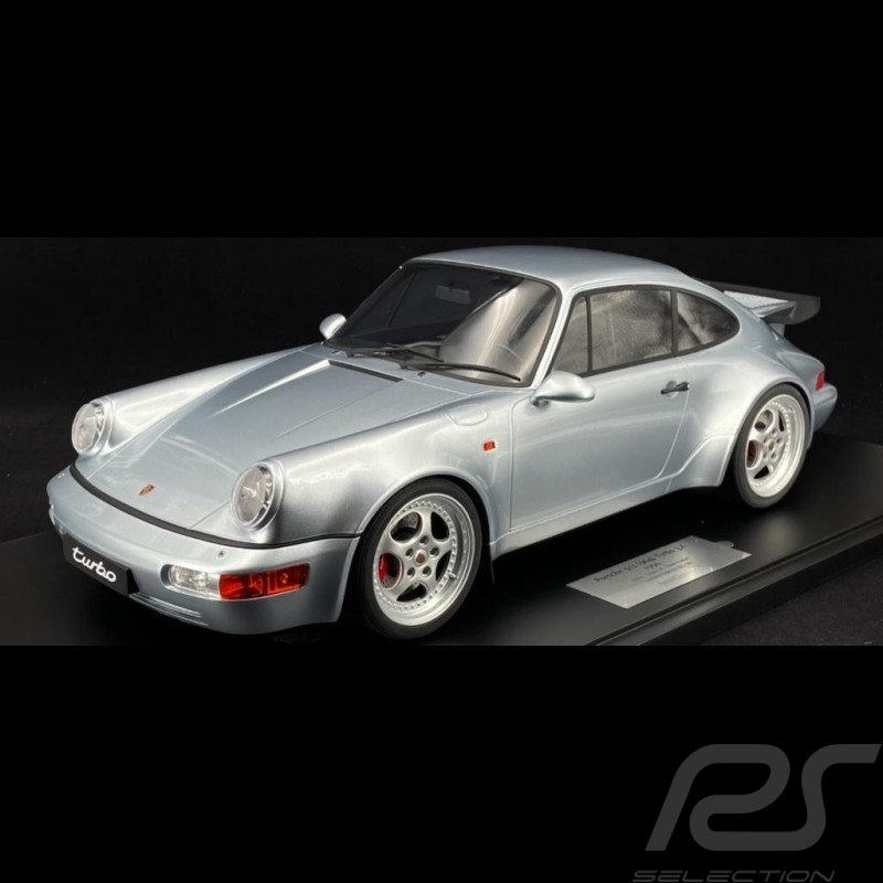 Porsche 911 Turbo 3.6 type 964 1994 gris polaire 1/8 Minichamps 800666002