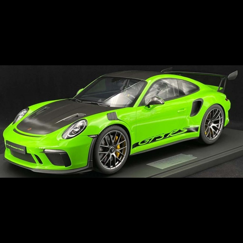 Porsche 911 GT3 RS type 991 2018 lizard green 1/8 Minichamps 800641000