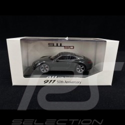 Porsche 911 type 991 gris ardoise 1/43 Welly MAP01999113 50 ans Anniversaire 50 ans anniversary 50 Jahre Jubiläum