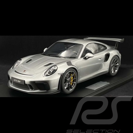 Porsche 911 GT3 RS type 991 2018 argent GT 1/8 Minichamps 800640001