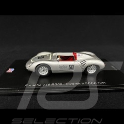 Porsche 718 RS60 n° 50 Riverside SCCA 1960 1/43 Spark US113