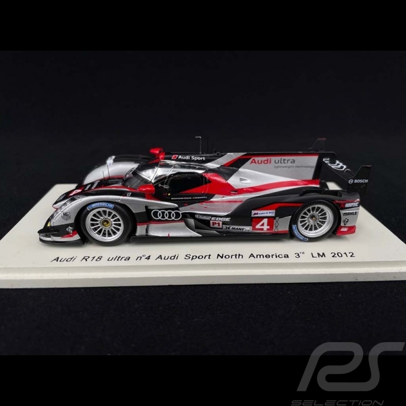 Audi R18 Ultra n° 4 Audi Sport North America Le Mans 2012 1/43 Spark S3703