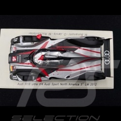 Audi R18 Ultra n° 4 Audi Sport North America Le Mans 2012 1/43 Spark S3703