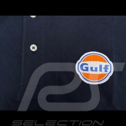 Gulf Polo Long sleeves Racing Steve McQueen Le Mans n° 50 Navy blue - men