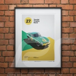 Poster Ferrari 250 GTO Vert Goodwood TT 1962 Edition Limitée