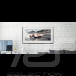 Poster Ferrari 250 GTO Bleu Targa Florio 1964 Edition Limitée