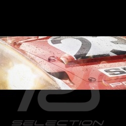 Poster Ferrari 250 GTO Bleu Targa Florio 1964 Edition Limitée