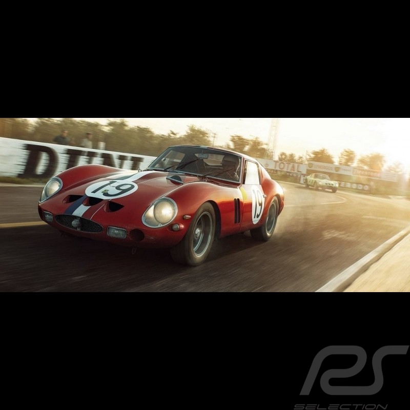 Poster Ferrari 250 GTO Bleu Targa Florio 1964 Edition Limitée